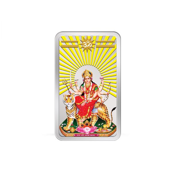 20g Silver Colour Bar (999.9) - Durga Mata 
