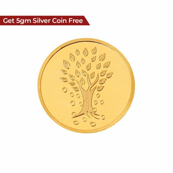 8g Gold Coin 24kt (999.9) - Kalpataru Tree
