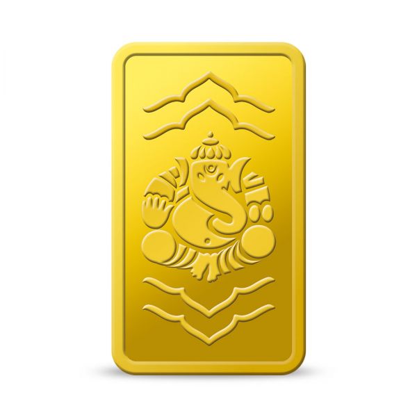 10g Gold Bar 24kt (999.9)  - Ganesha