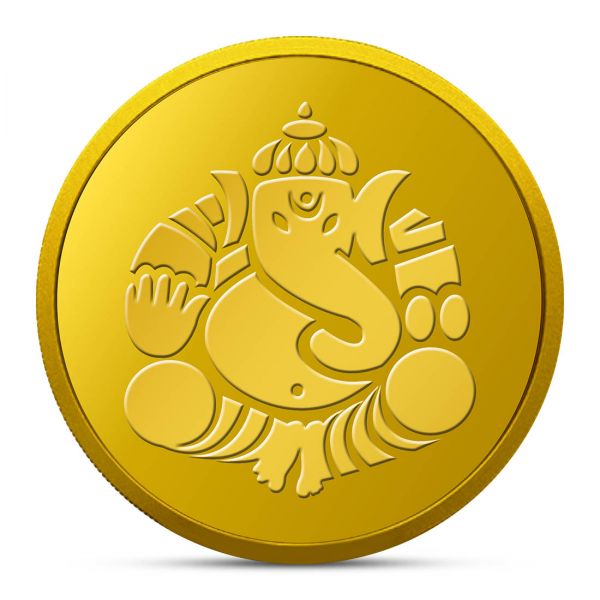 4g Gold Coin 24kt (999.9) - Ganesha