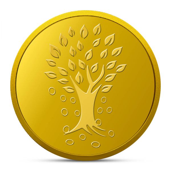 4g Gold Coin 22kt (916)  - Kalpataru Tree