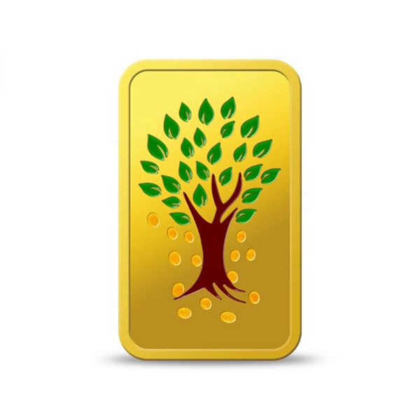 10g Gold Colour Bar 24kt (999.9)  - Kalpataru Tree