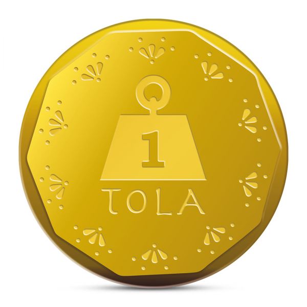 11.66g Gold Coin 24kt (999.9)  - Tola