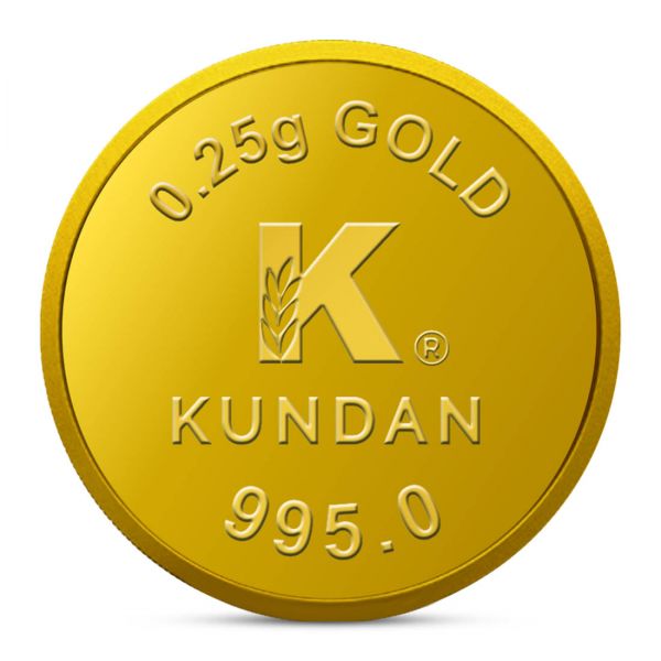 0.25g Gold Coin 24kt (999.9)