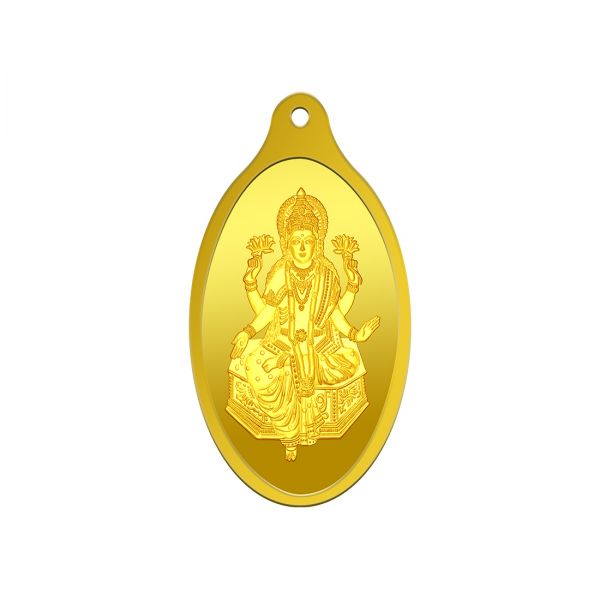 2.5g Gold Pendant 24kt (999.9)  - Lakshmi