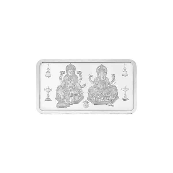 10g Silver Bar (999.9) - Lakshmi Ganesha