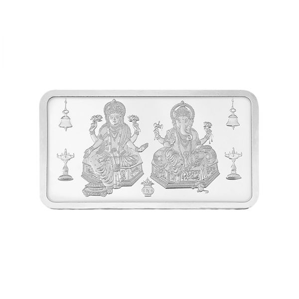 20g Silver Bar (999.9) - Lakshmi Ganesha