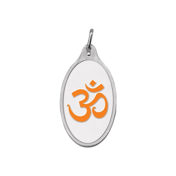 5.11g Silver Colour Pendant (999.9) - Om