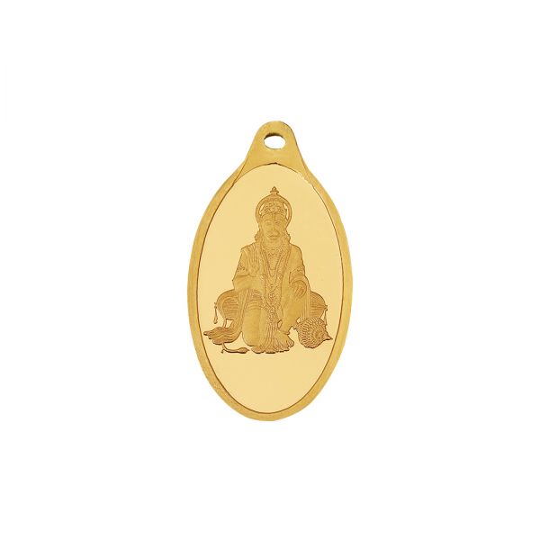 5g Gold Pendant 24kt (999.9)  - Hanuman