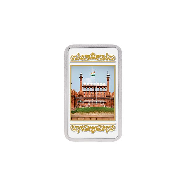 20g Silver Colour Bar (999.9) - Red Fort