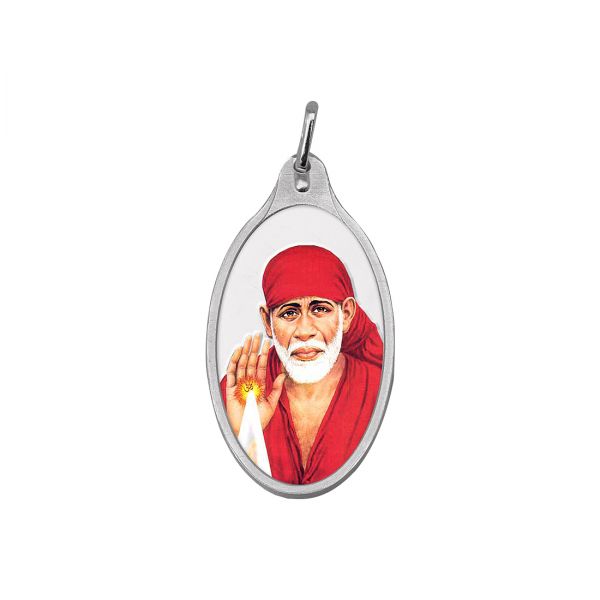 5.11g Silver Colour Pendant (999.9) - Sai Baba