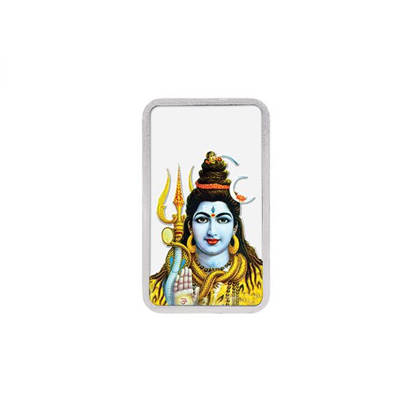 20g Silver Colour Bar (999.9) - Shiv Ji 