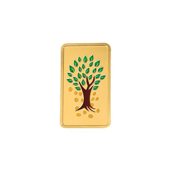 10g Gold Colour Bar 24kt (999.9)  - Kalpataru Tree