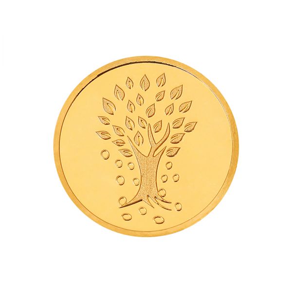 4g Gold Coin 22kt (916)  - Kalpataru Tree