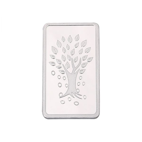 100g Silver Colour Bar (999.9) - Kalpataru Tree