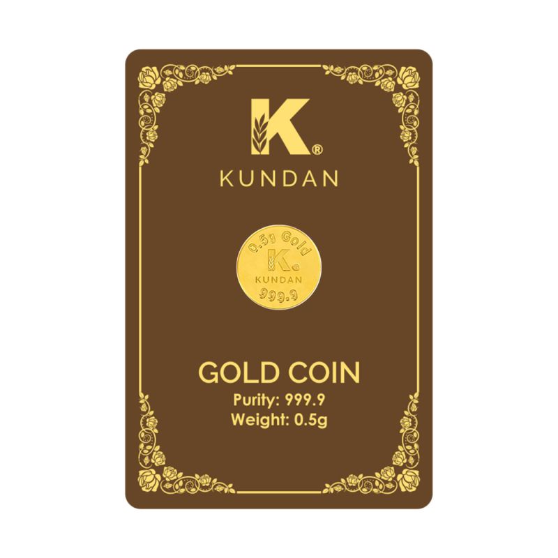 0.5g Gold Coin 24kt 999.9