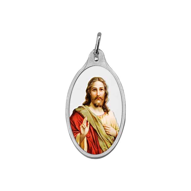 Jesus outlet locket silver