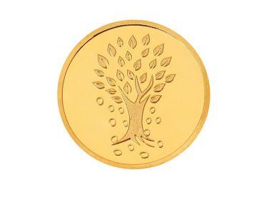 8g Gold Coin 24kt (999.9) - Kalpataru Tree