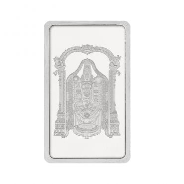 100g Silver Bar (999.9) - Tirupati Balaji