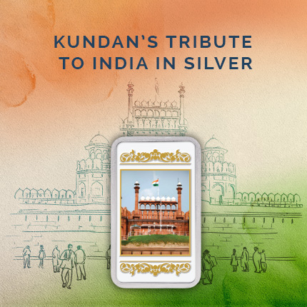Kundan’s Tribute To India In Silver