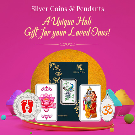 Silver Coins & Pendants- A Unique Holi Gift for your Loved Ones!