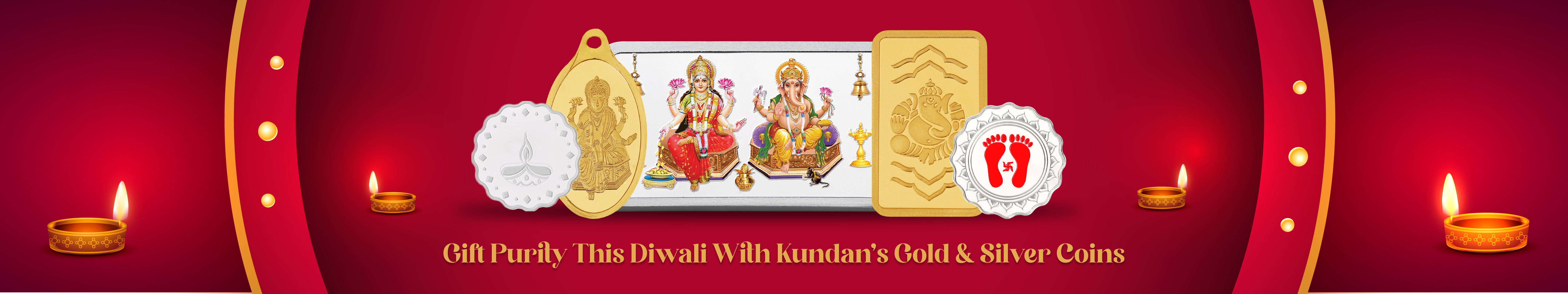 Gift Purity This Diwali With Kundan’s Gold & Silver Coins