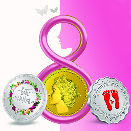 Kundan Refinery’s Gold and Silver Coins for Women’s Day